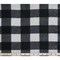 Buffalo Plaid Black White Anti-Pill Premium Fleece Fabric | By The Yard